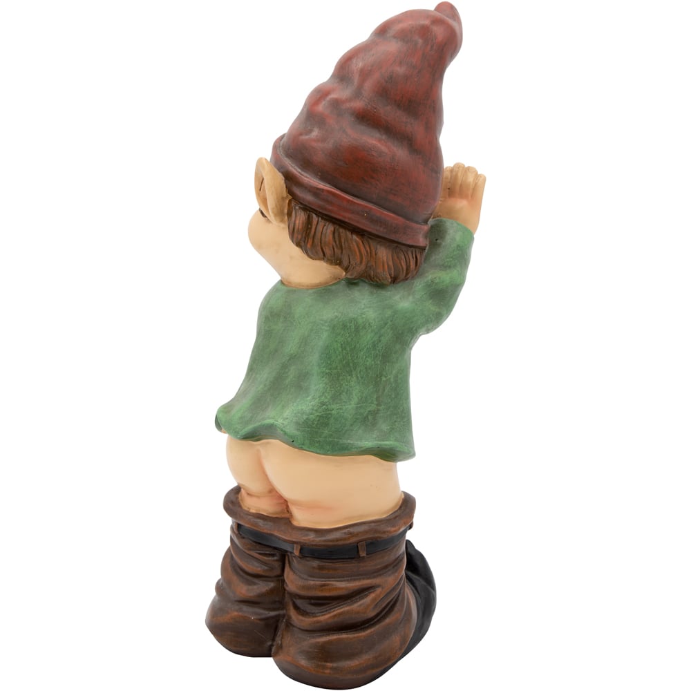Gardenkraft Naughty Garden Gnome Decoration 34cm Image 5