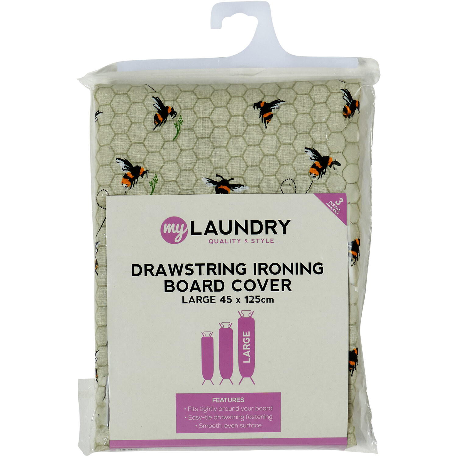 Drawstring Ironing Board Cover - L Image 2