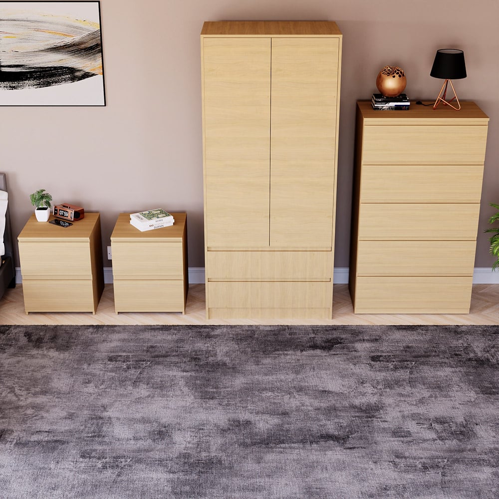 Denver Pine 4 Piece Bedroom Furniture Set Image 5
