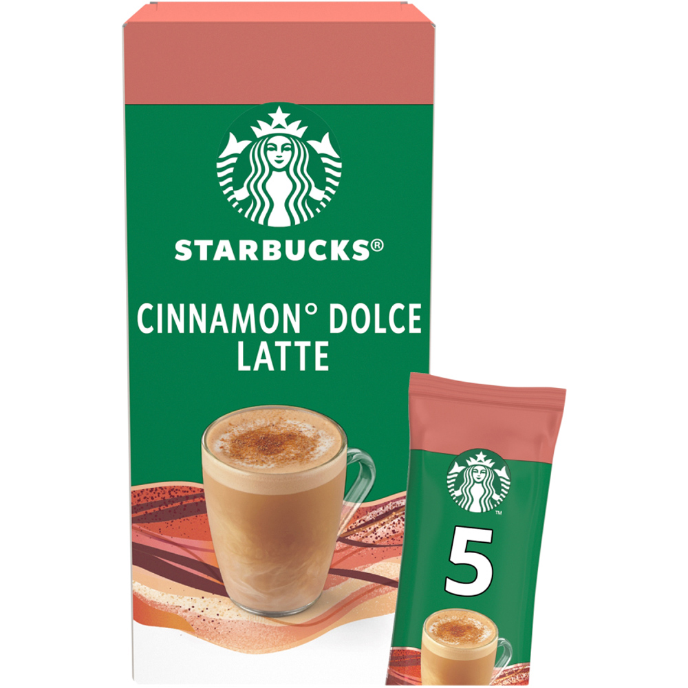 Starbucks Premium Instant Cinnamon Dolce Latte 23.5g 5 Pack Image 2