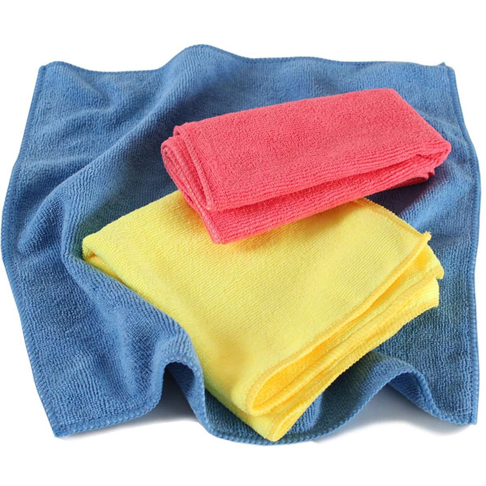 tectake 6 Piece Washable Microfibre Cloth Set Image 1