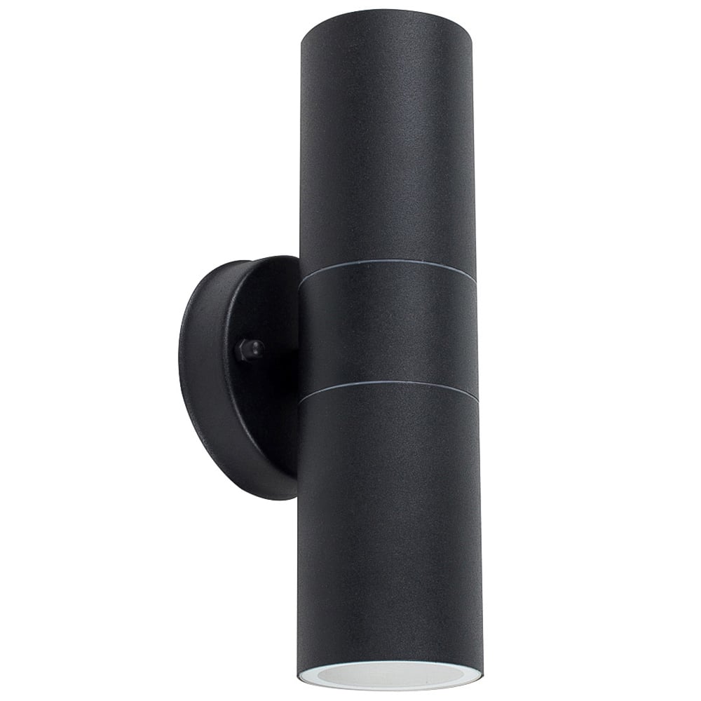 ValueLights Black Outdoor Wall Up Down Light Image 1