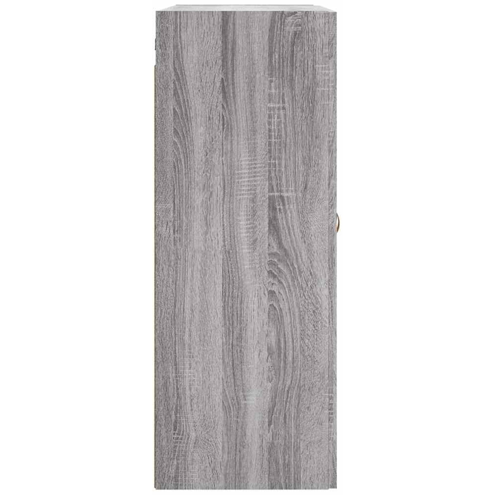 vidaXL 2 Door Grey Sonoma Wall Mounted Cabinet Set of 2 Image 7