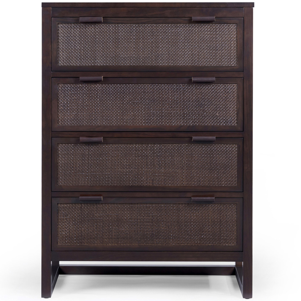 Teamson Home Hatteras 4 Drawer Espresso Dresser Image 2