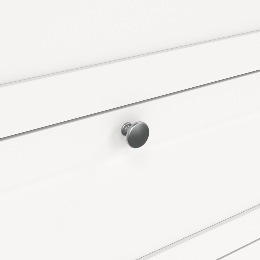 Florence 3 Drawer White Chest of Drawers Image 5