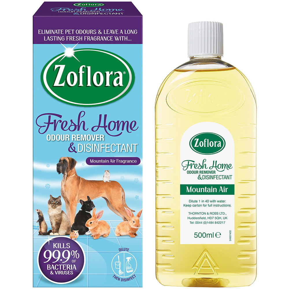 Zoflora Fresh Home Mountain Air Odour Remover and Disinfectant 500ml Image
