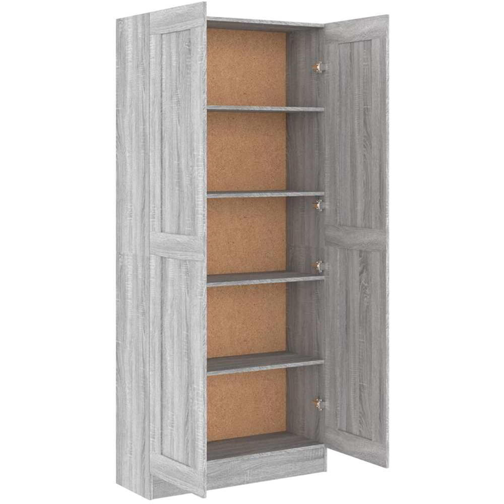 vidaXL 2 Door Grey Sonoma Oak Cabinet Image 5