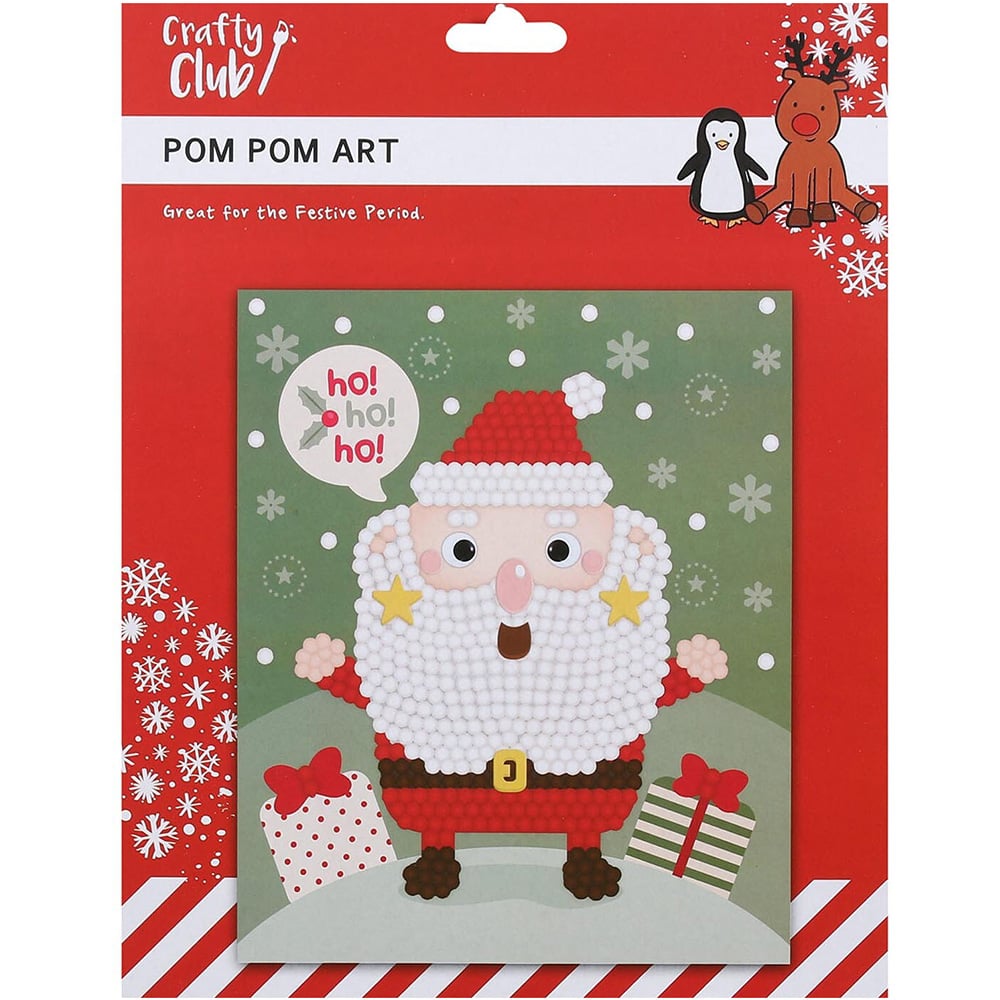 Crafty Club Christmas Pom Pom Art Set Image 3