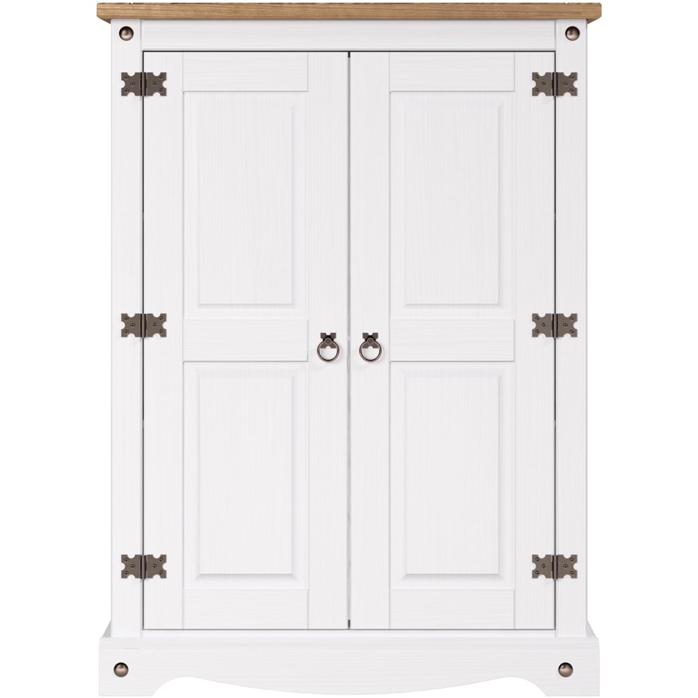 Core Products Corona 2 Door White Cupboard Image 2