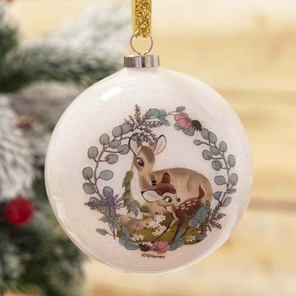 Disney Enchanted Forest Bambi Multicolour Baubles 7 Pack Image 3