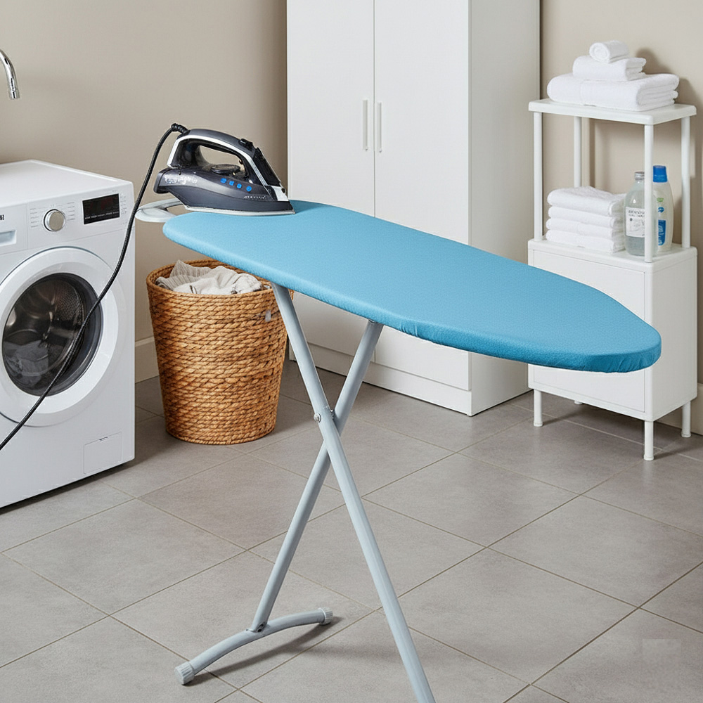 Avilo Blue Ceramic Coated Ironing Board Cover 130 x 59cm Image 4