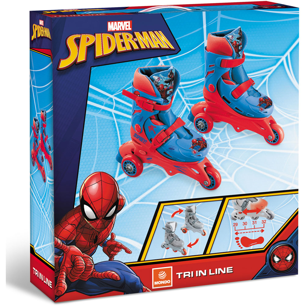 Mondo Kids Marvel Spider-Man Adjustable Inline Skates Image 3