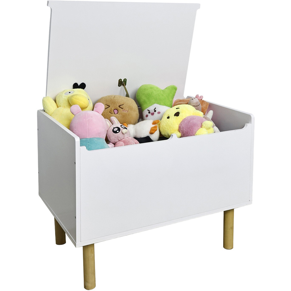 Toy Storage Box White Image 3