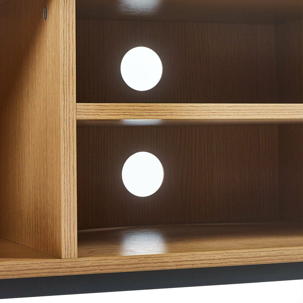 Julian Bowen Sia 2 Door Warm Wood TV Unit Image 5