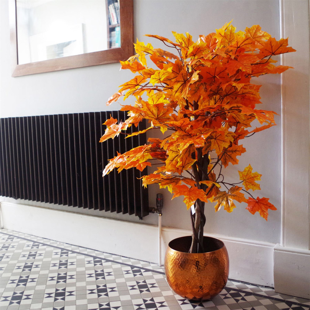 Leaf Orange Maple Acer Artificial Tree 125cm Image 2