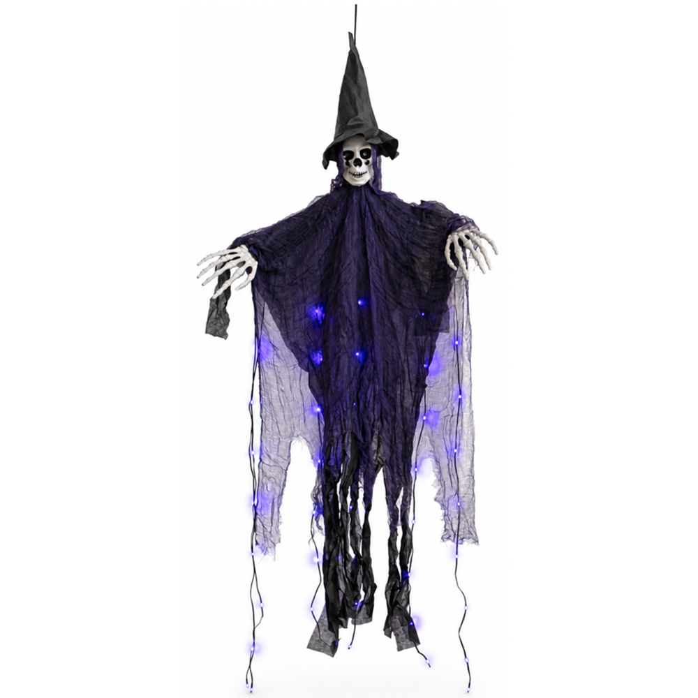 Samuel Alexander Motion Activated LED Halloween Hanging Wailing Ghoul 1.2m Image 1