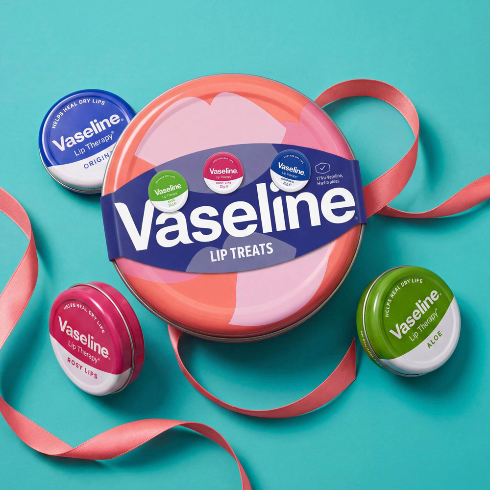 Vaseline Lip Iconic Tin Collection 3 Piece Gift Set 20g 3 Pack Image 5