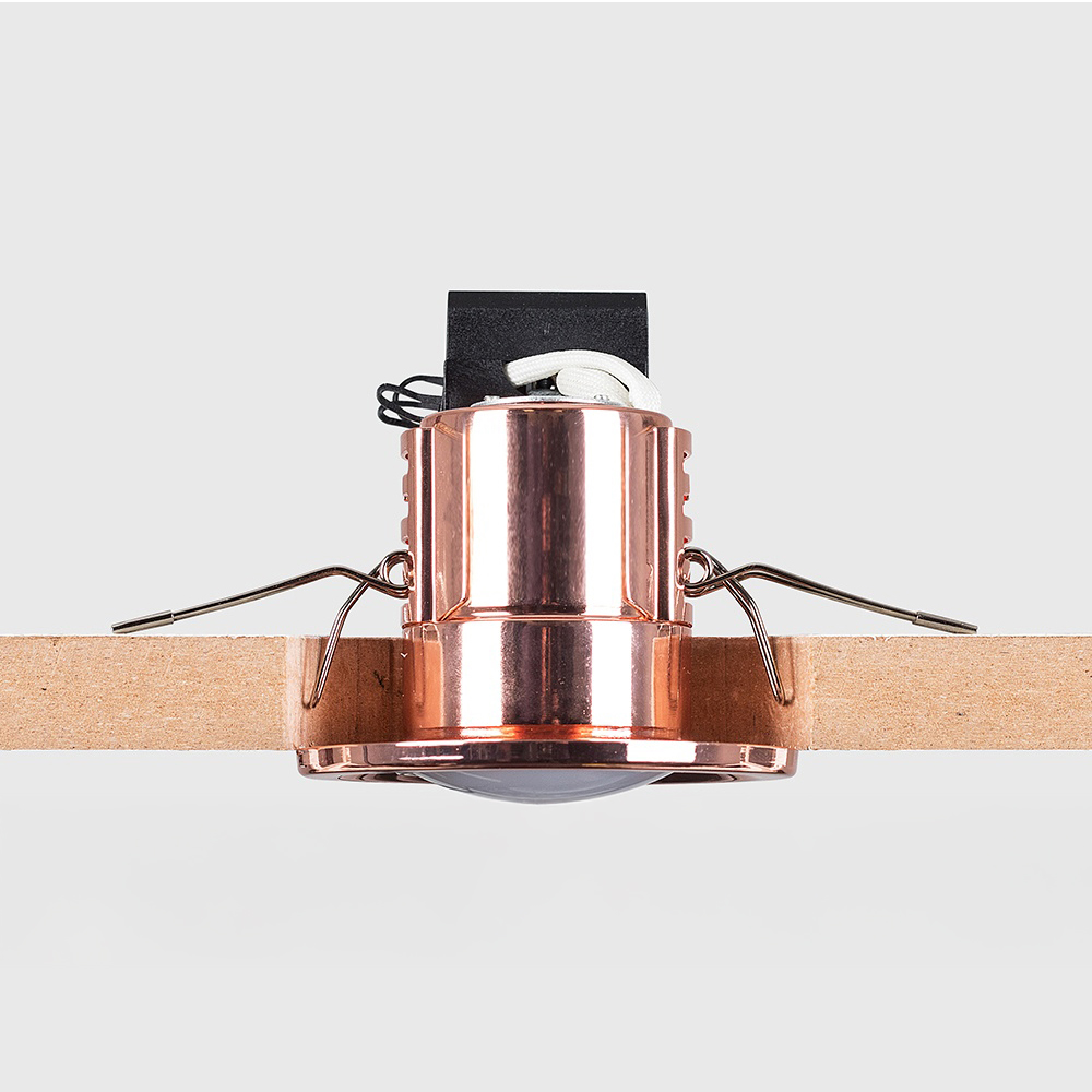 ValueLights Copper Cool White LED Ceiling Downlight 4 Pack Image 3