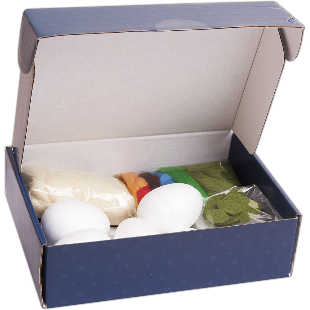 Simply Make Multicoloured Cactus Needle Felting Craft Kit 4 Pack Image 5