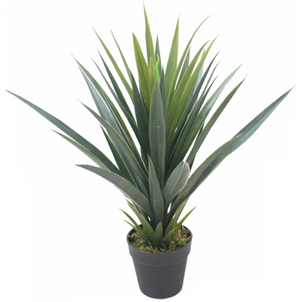 Leaf Green Tropical Agave Succulent Yukka Style Artificial Tree Pot 60cm Image 2