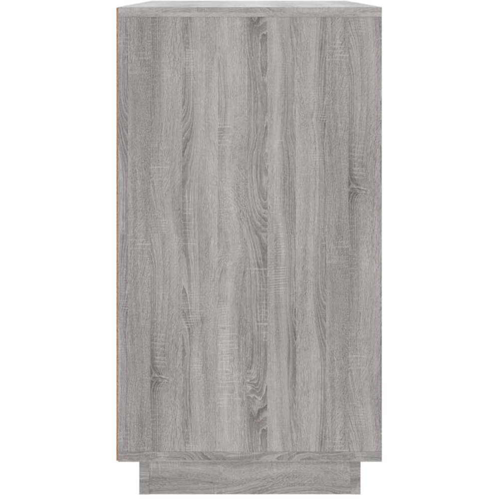 vidaXL 2 Door Grey Sonoma Wooden Sideboard Image 5