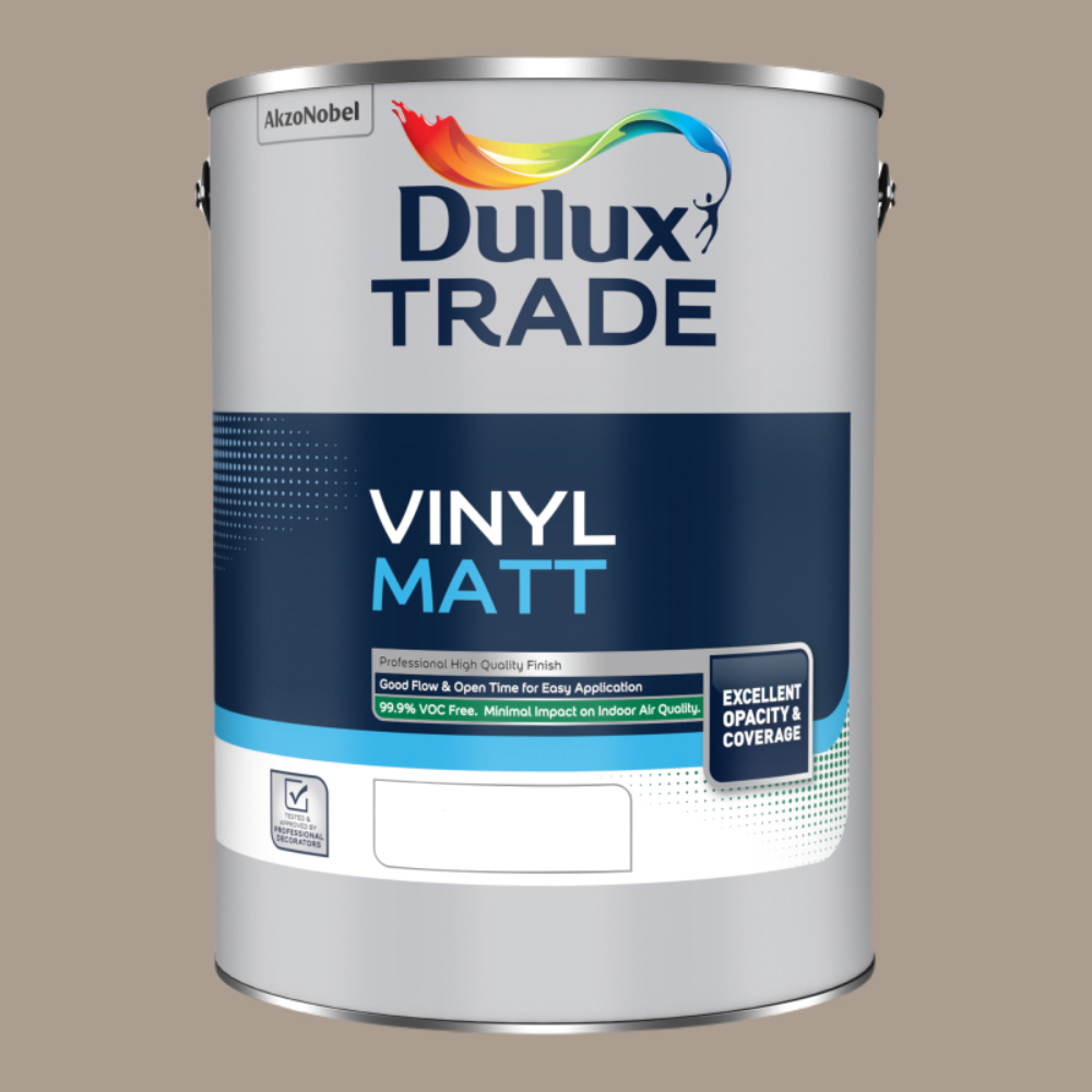 Dulux Trade Iced Frappe Walls and Ceilings Vinyl Matt Paint 5L Image 2