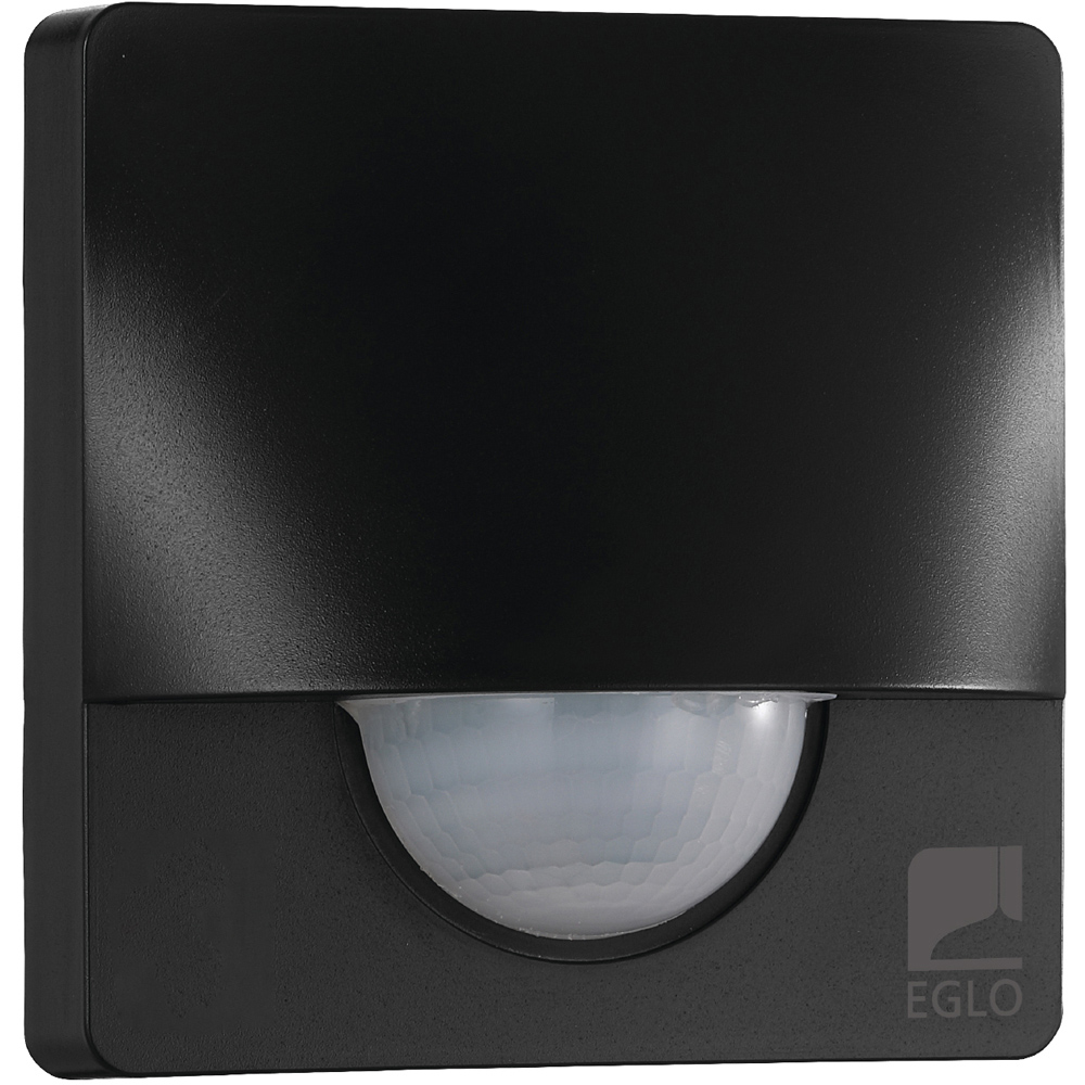 EGLO Detect Me 3 Black Outdoor Motion Detector Image 1