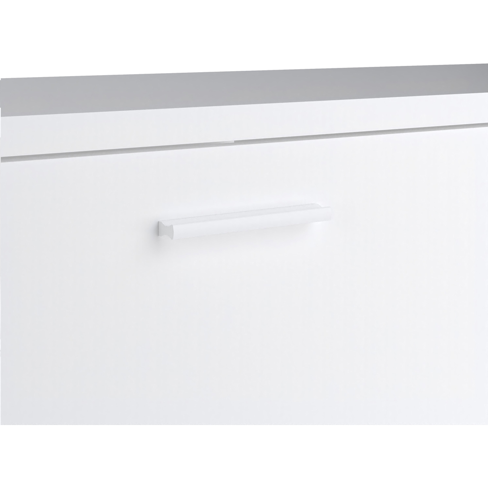 Furniture To Go Media 2 Door Single Drawer White TV Unit Image 9