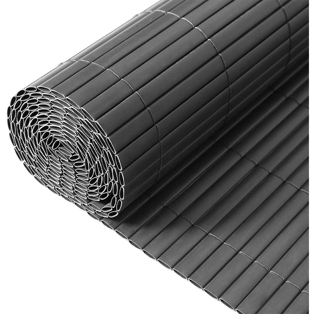 Living and Home Dark Grey Sun-Blocked PVC Privacy Fence Panels 300 x 120cm Image 3