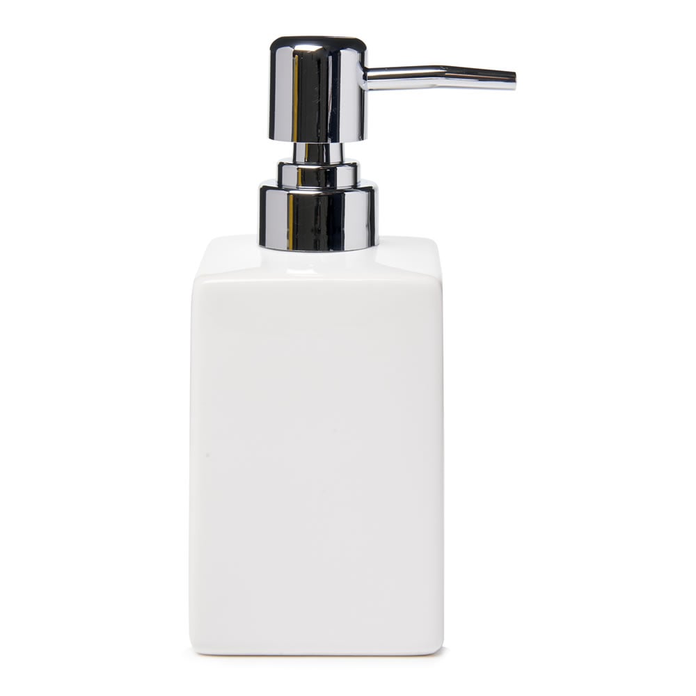 Wilko White Ceramic Soap Dispenser Image 1