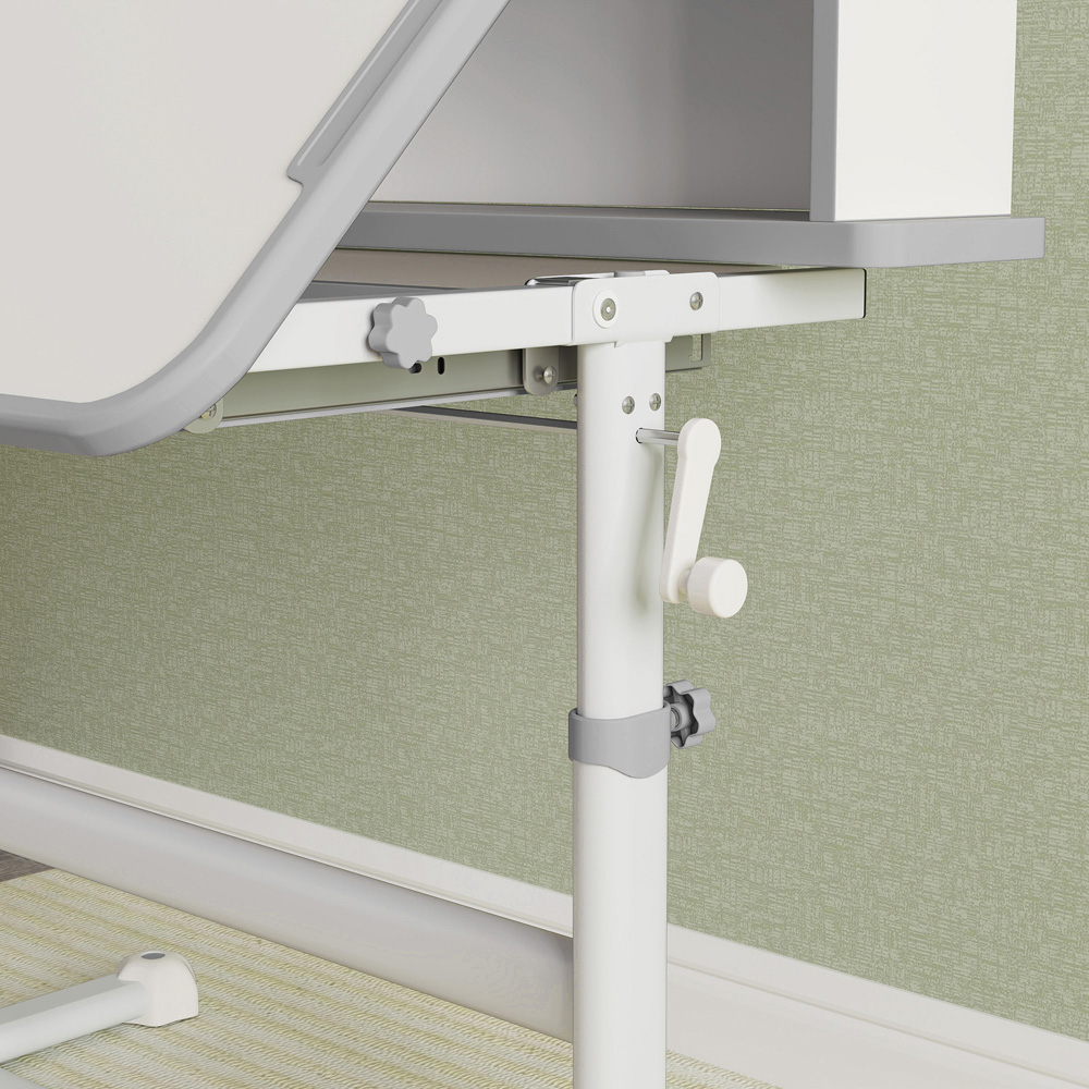 AIYAPLAY Grey Kids Tiltable Desk and Chair Set Image 4