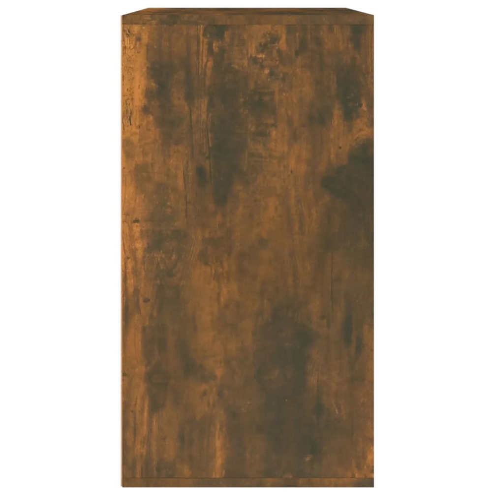 vidaXL Single Drawer 3 Shelf Smoked Oak Cosmetic Cabinet Image 5