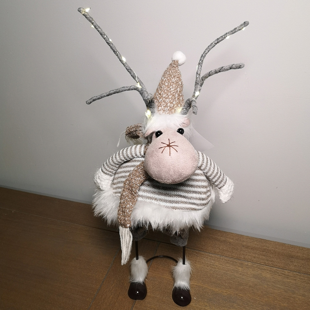 Samuel Alexander Light Up Standing Reindeer Christmas Decoration Image 2