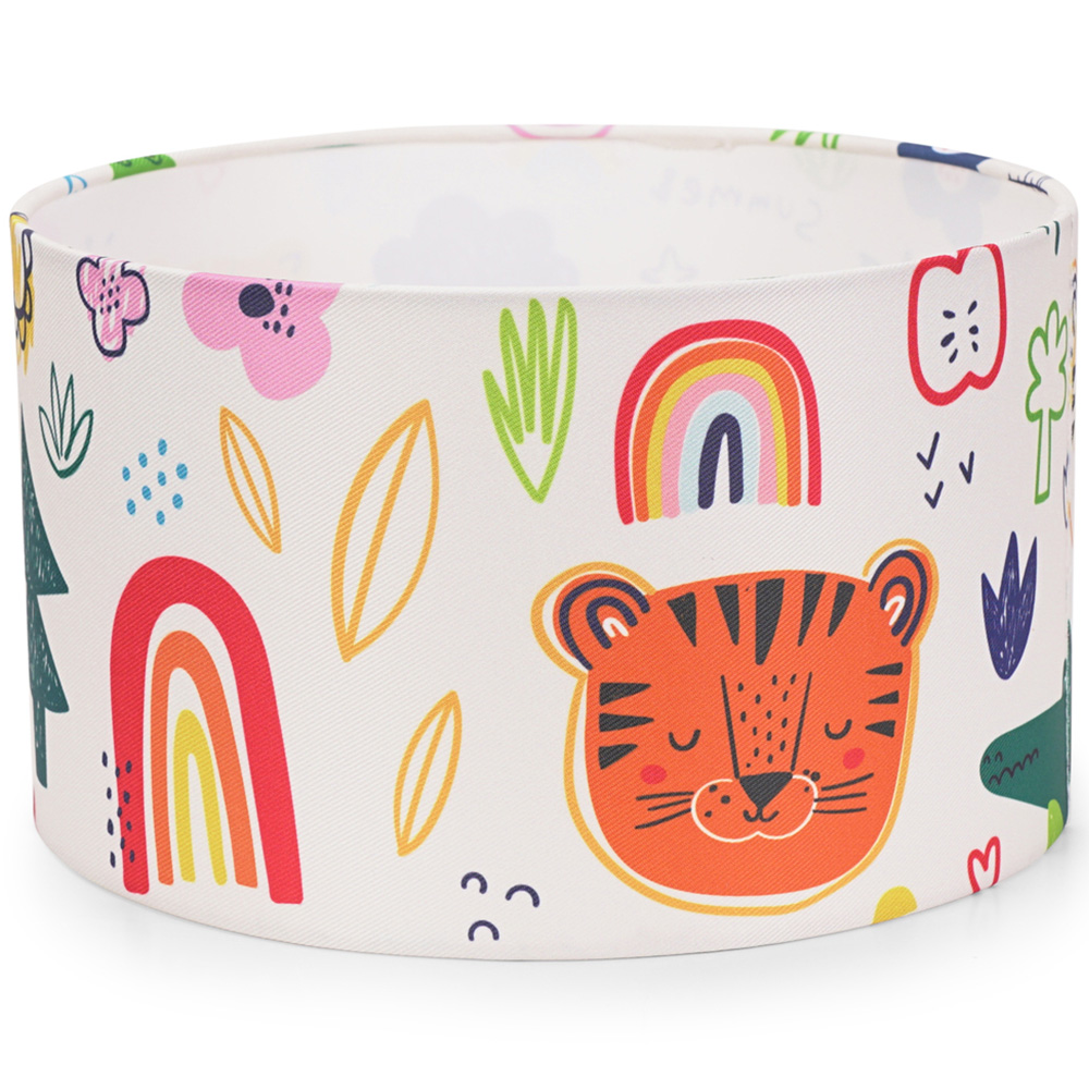 ValueLights Borneo Drum Lamp Shade Small Image 4