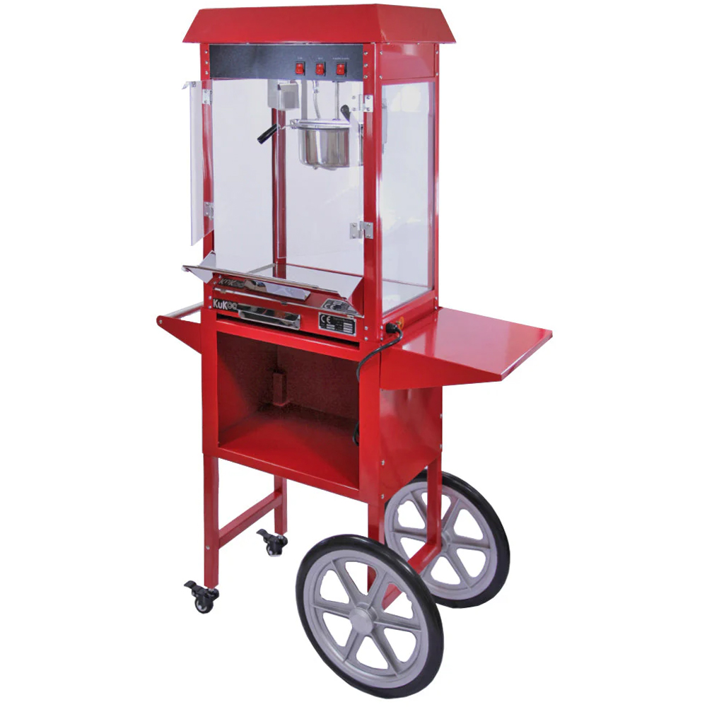 KuKoo Commercial Popcorn Machine 8oz with Cart Image 1