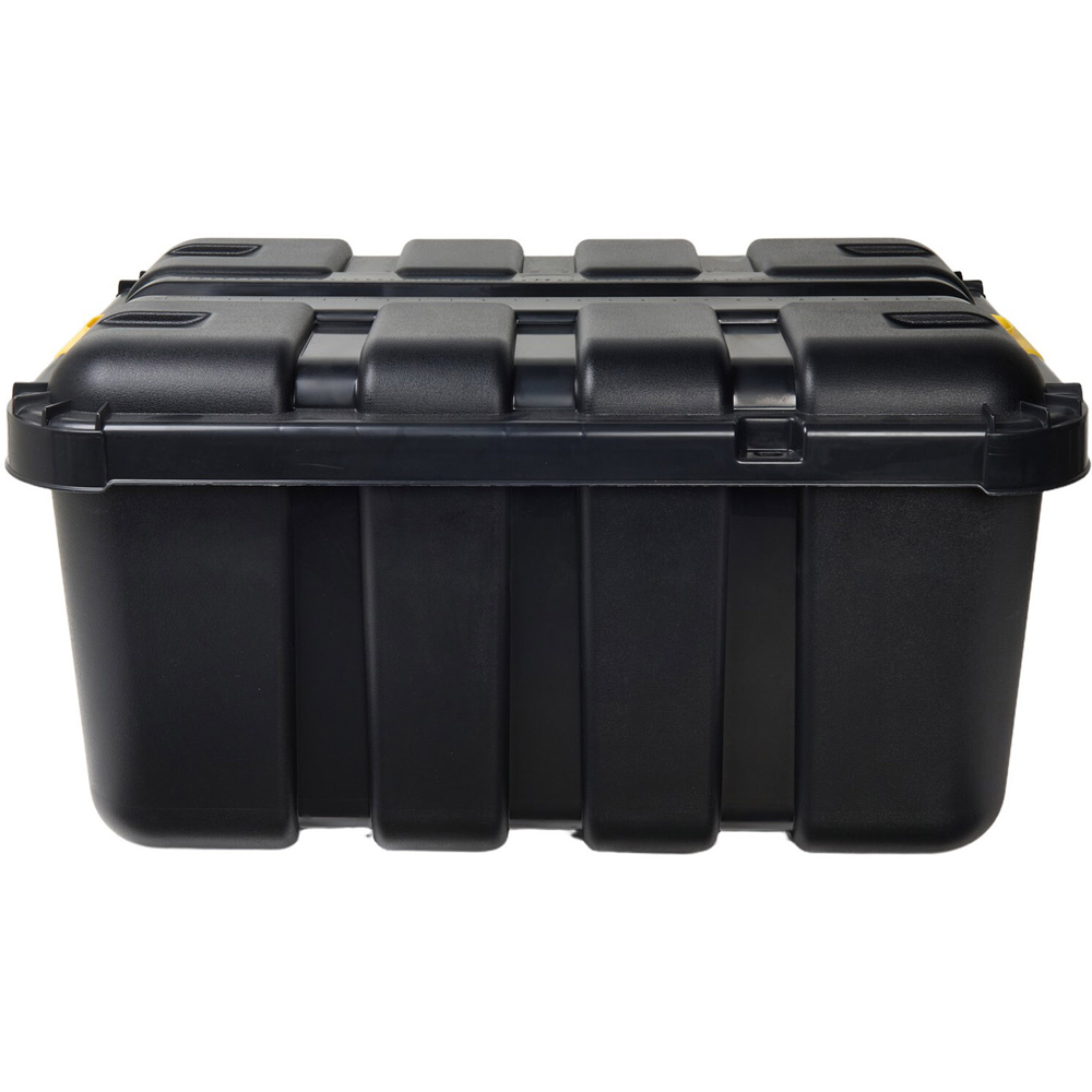 Flip and Store Box with Lid Black 140l Image 2