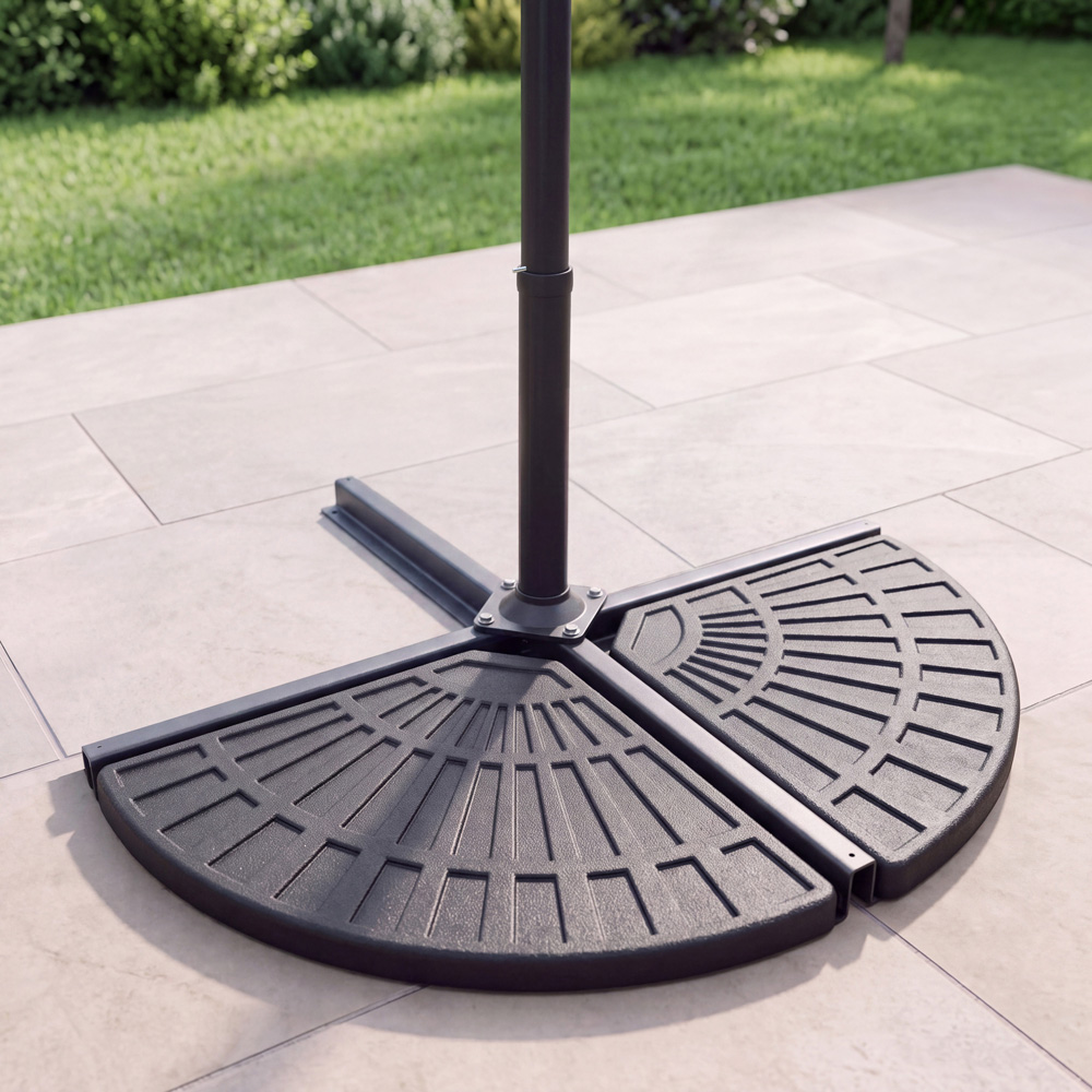 Charles Bentley 2 Piece Cantilever Parasol Base 12kg Image 8