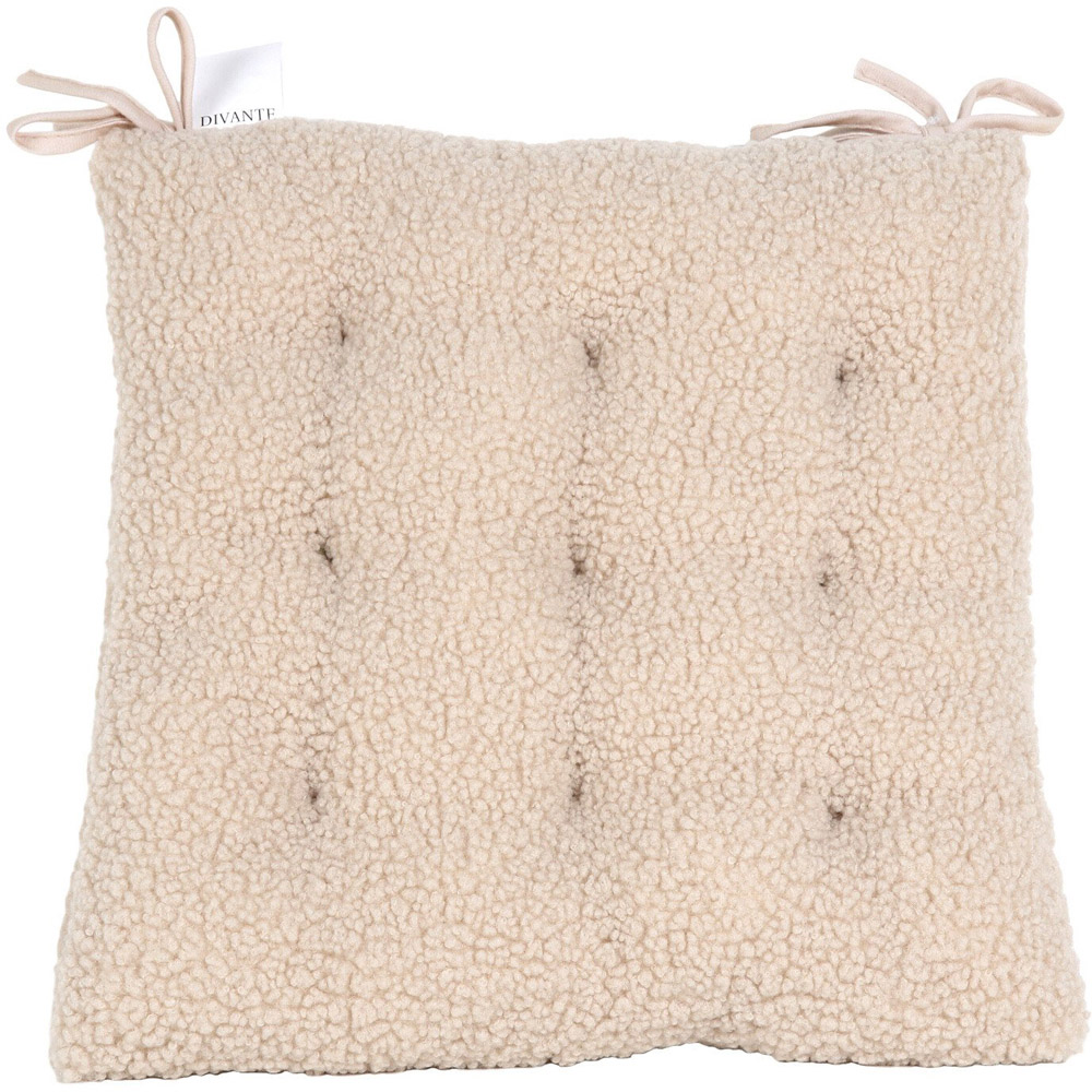 Divante Natural Teddy Fleece Seat Pad 6 x 38cm Image 1