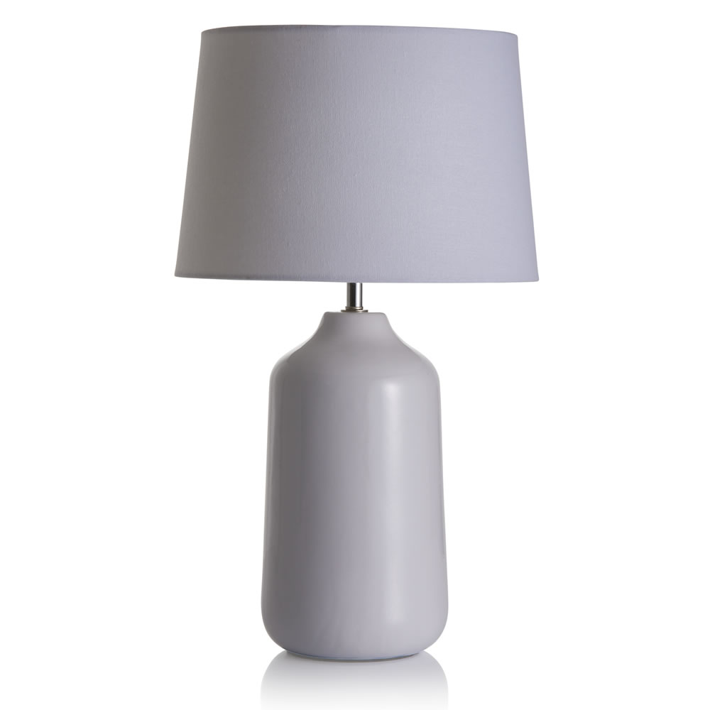 Wilko White Bottle Table Lamp Image 3