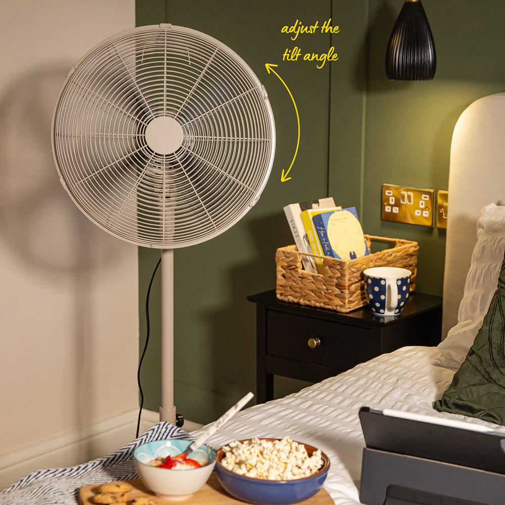 Russell Hobbs Greige Scandi Pedestal Fan 16 inch Image 7