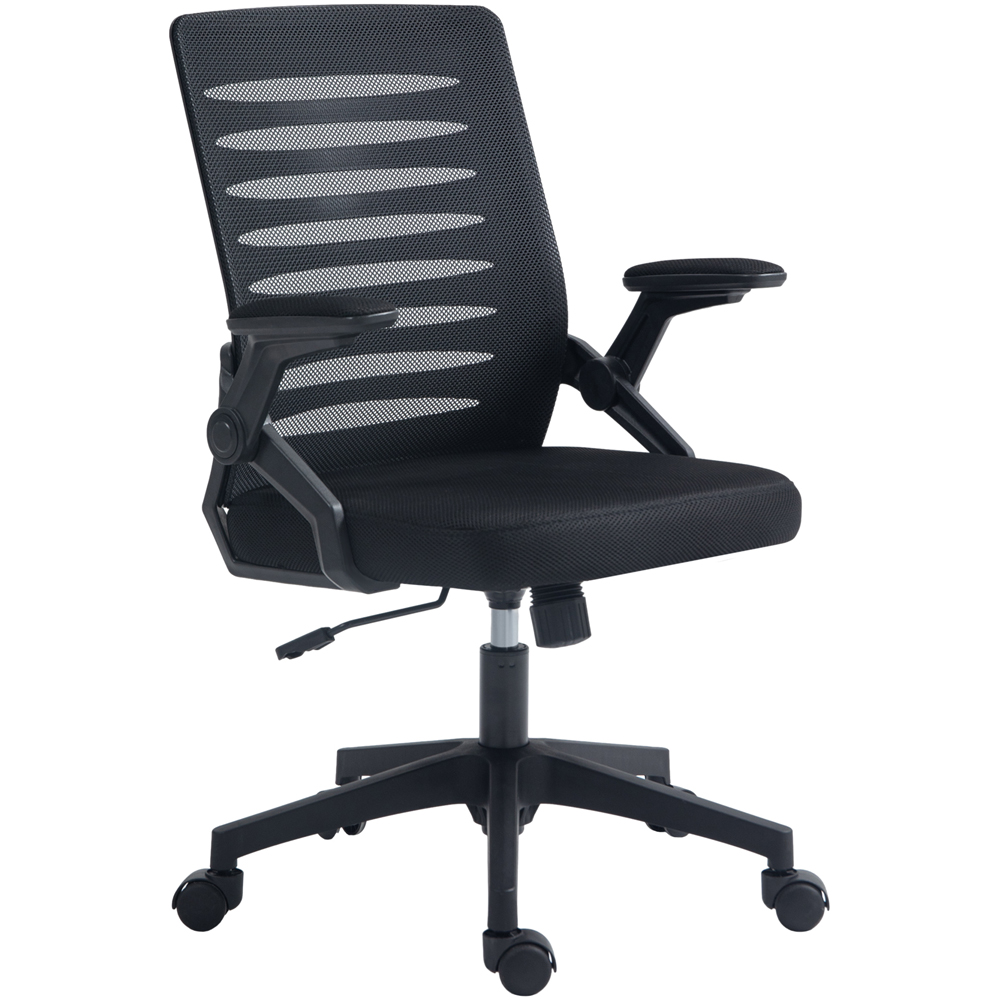 Portland Black Mesh Office Chair with Lumbar Support Image 2