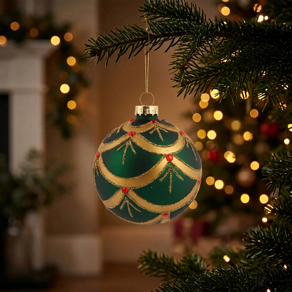 Traditional Jewelled Bauble Image 2