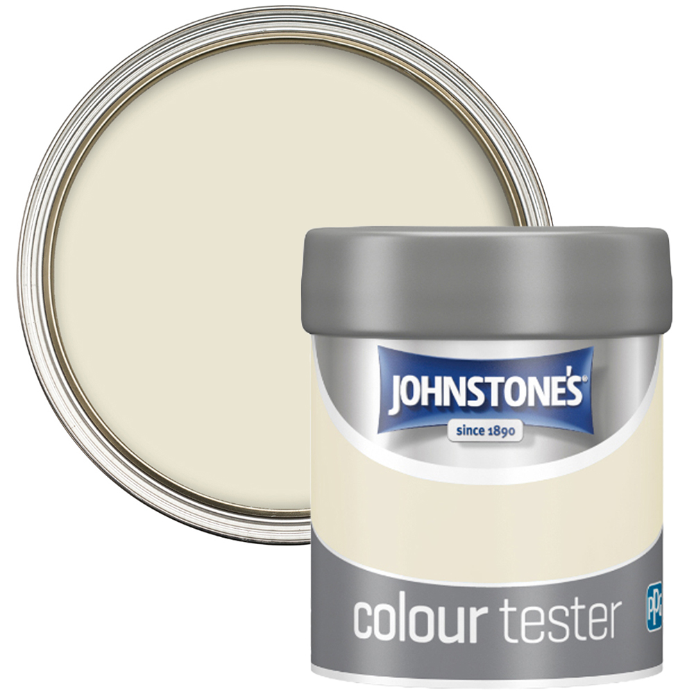 Johnstone's Antique Cream Matt Emulsion Tester Pot 75ml Image 1