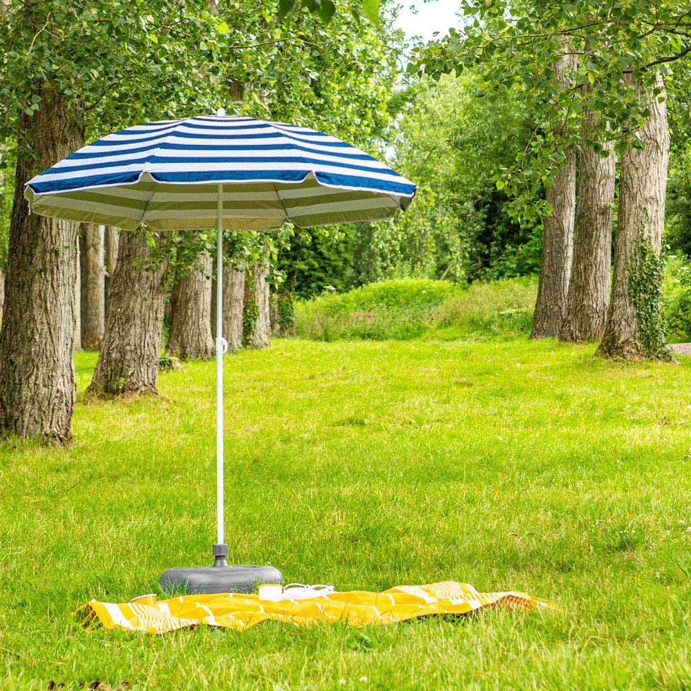 Harbour Housewares Grey Plastic Fillable Parasol Base 20L Image 2