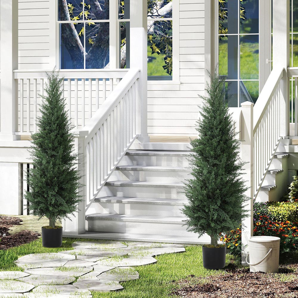Portland Artificial Cypress Plant in Pot 120cm 2 Pack Image 2