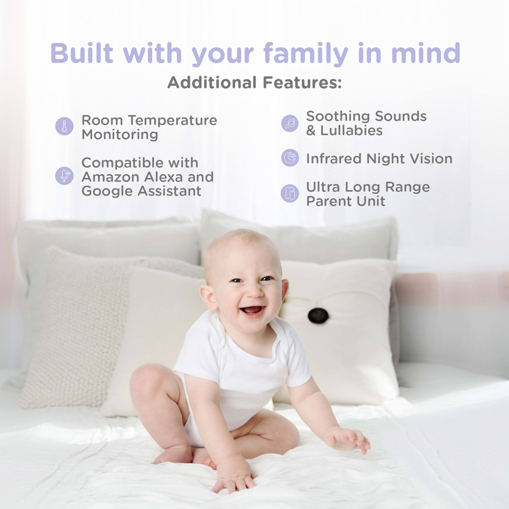Hubble Nursery Pal Glow Plus Baby Monitor Image 7