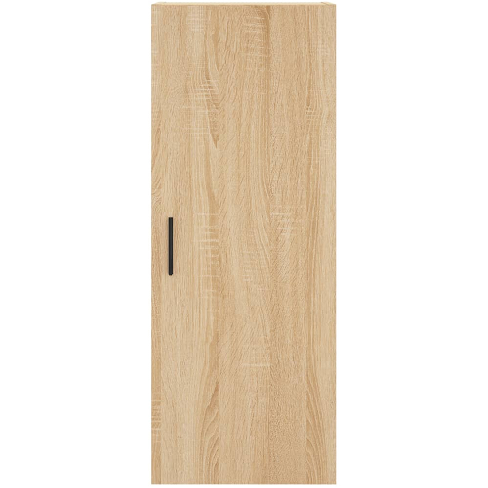 vidaXL Single Door 3 Shelf Sonoma Oak Highboard with Metal Legs Image 6