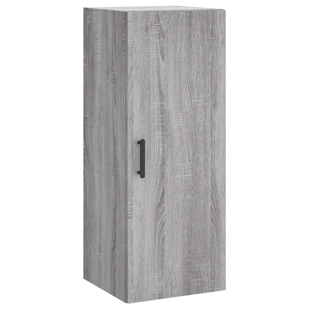 vidaXL Single Door 3 Drawer Grey Sonoma Highboard Image 7
