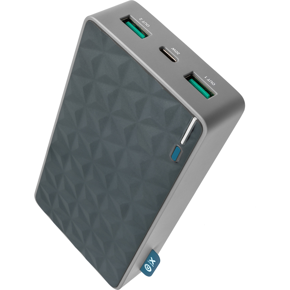 Xtorm Fuel Series Grey and Blue Power Bank 20000mAH Image 2