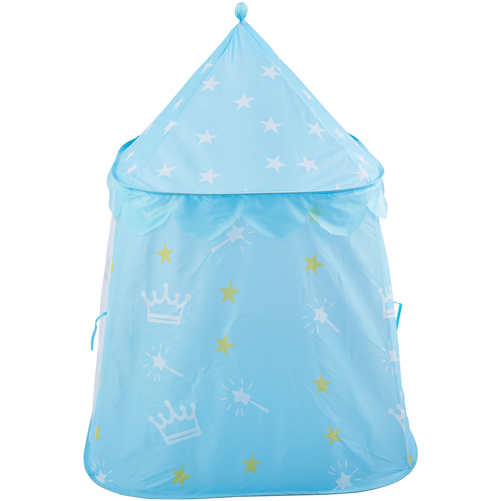 Tommy Toys Kids Blue Large Double Door Castle Play Tent Image 3